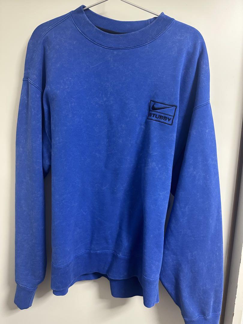 Nike x Stussy ブルークルーネックトレーナー 公式オンライン購入