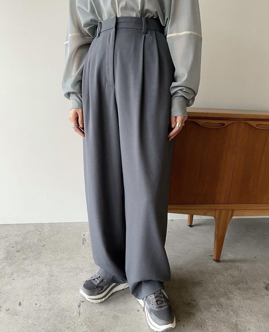 新品☆CLANE/クラネ　ベーシックタックパンツ0☆リムアーク　TODAYFUL ベーシックタックパンツ｜STUDIOUS
