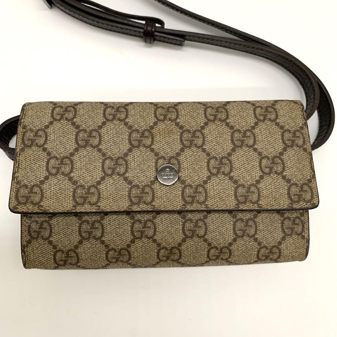 美品 ✨ GUCCI ボディバック ウエストポーチ GGスプリーム