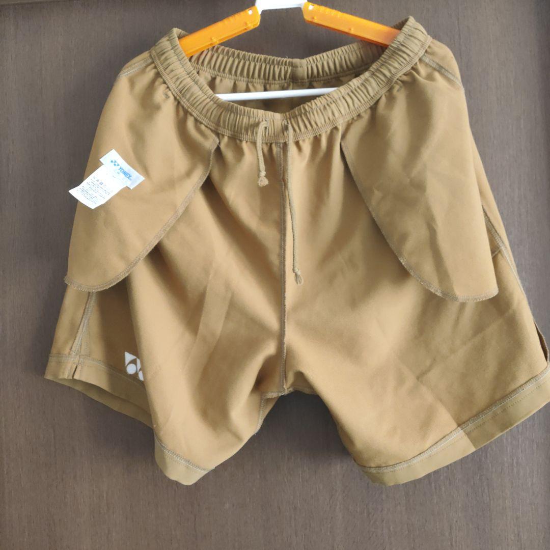 ヨネックス ハーフパンツ Mサイズ キャメルゴールド