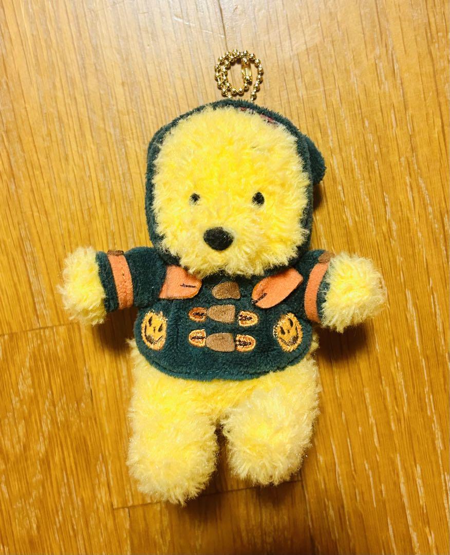 プーさん　ハロウィン　2017 ぬいぐるみ　バッジ　ディズニー　リゾート ふわもこかわいい紺色コートのプーさんぬいぐるみ！東京