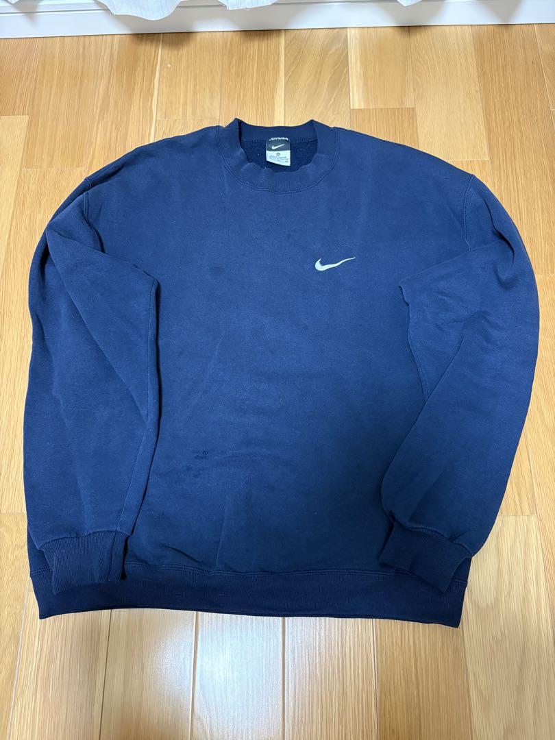 90's Nike ネイビー トレーナー XLサイズトップス