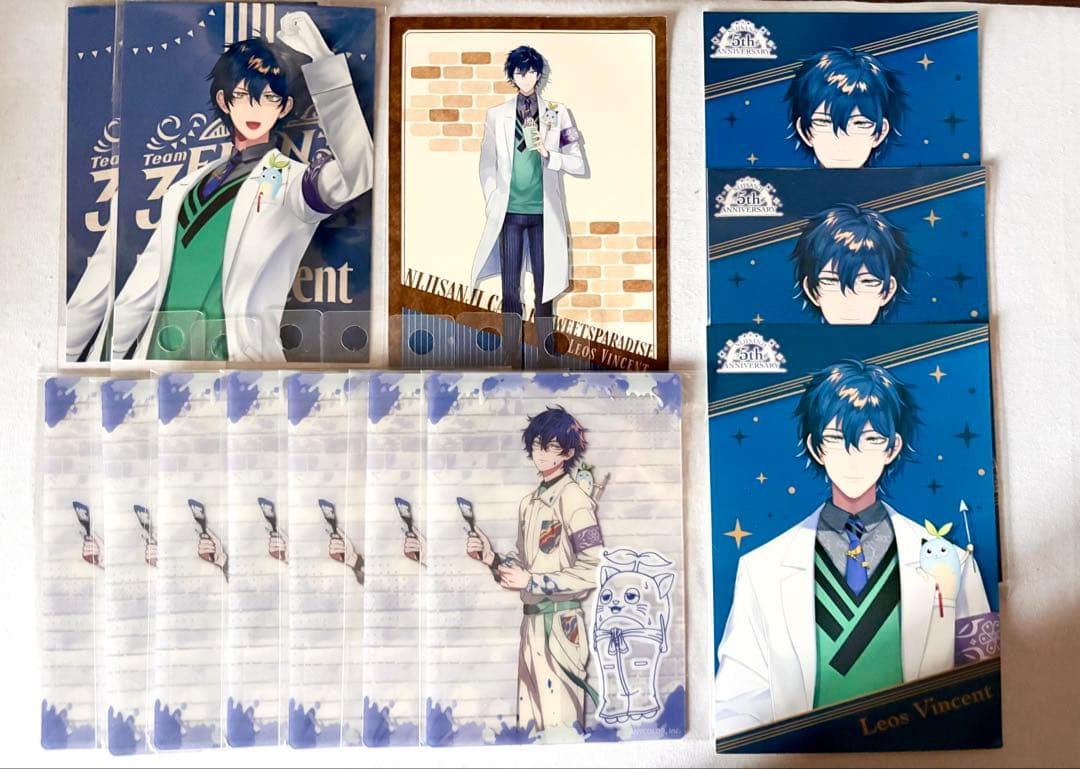 にじさんじ　レオス・ヴィンセント　紙類グッズ60点セット
