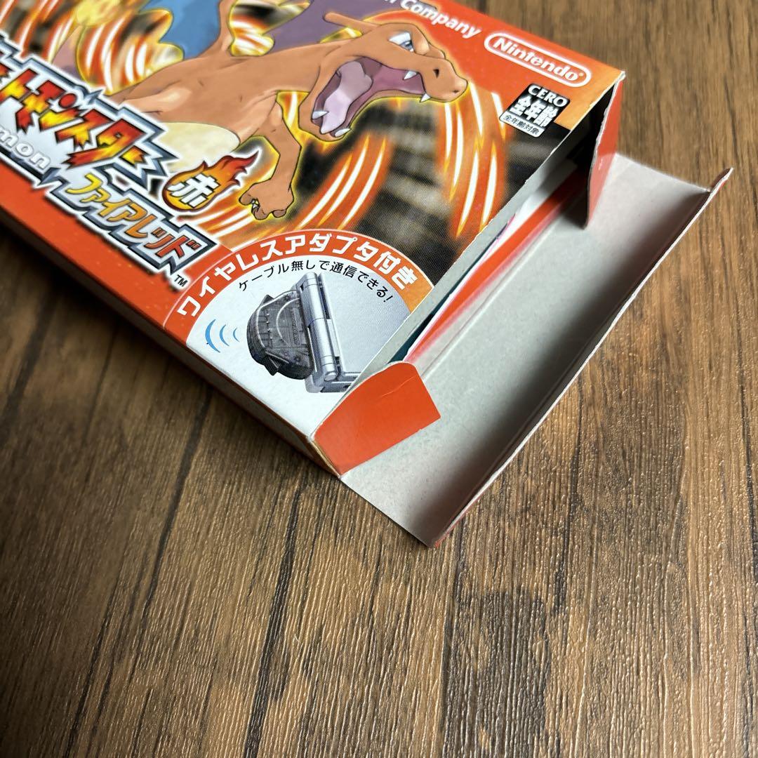 起動確認済みゲームボーイアドバンス  ポケットモンスター ファイアレッド
