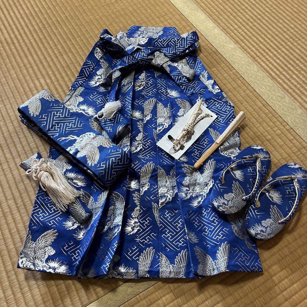 七五三用 袴草履小物セット 鷹柄