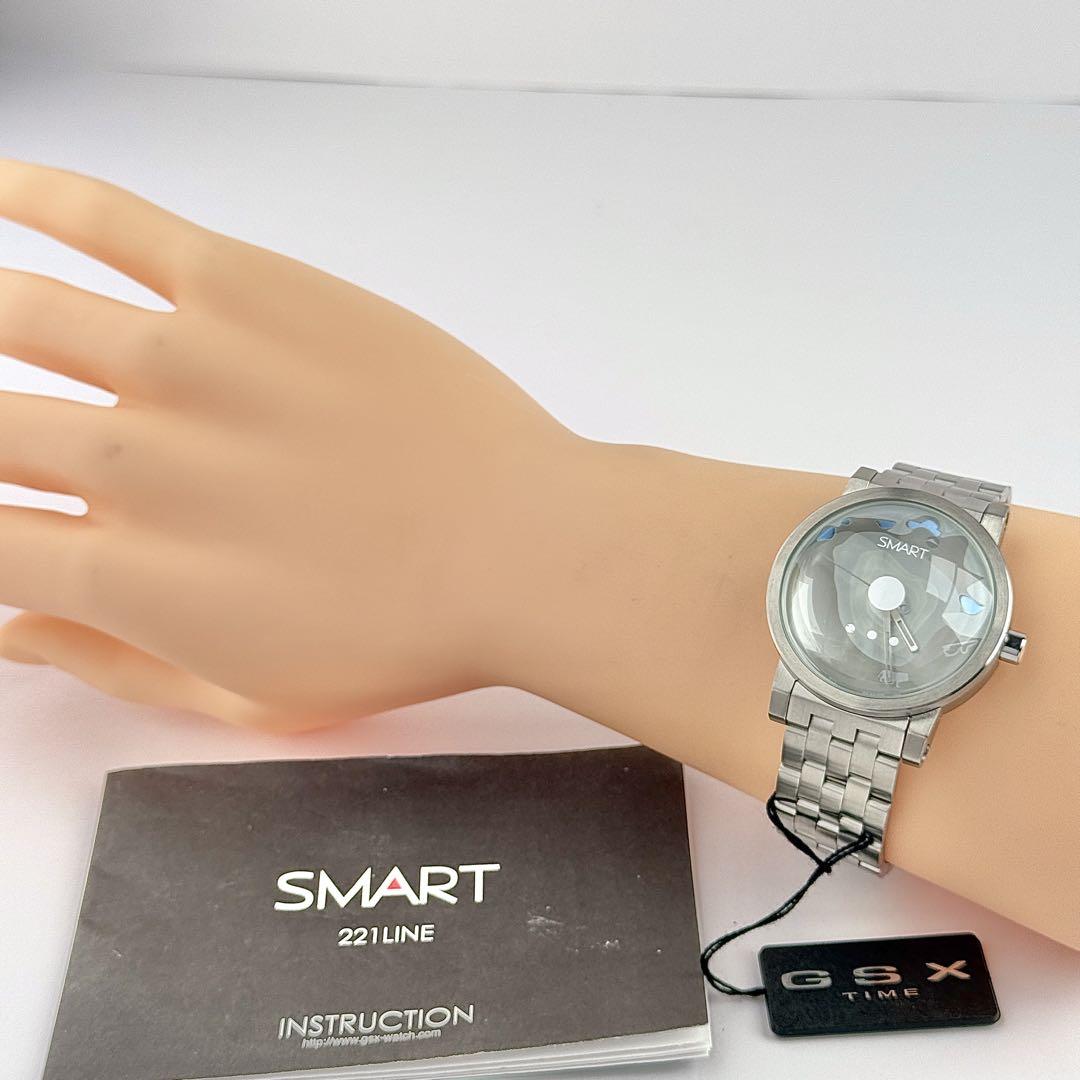 【美品】786 GSX 自動巻き 富士山 SMART ドーム状ガラス メンズ