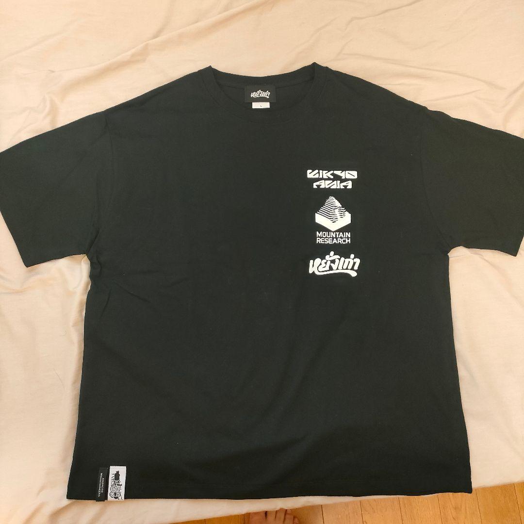 ヤンガオ マウンテンリサーチ yanggao 影響亜細亜 Tシャツ 黒 L