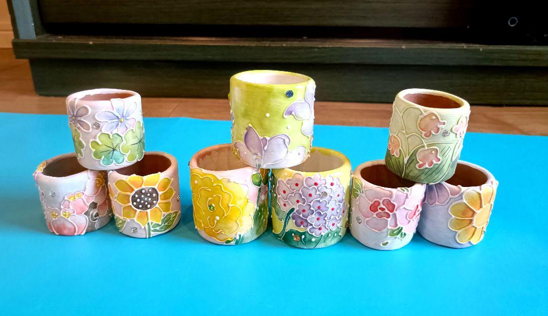 高級鉢 特価！陶器 植木鉢 ミニサイズ 9点セット多肉植物 観葉植物ハンドメイド