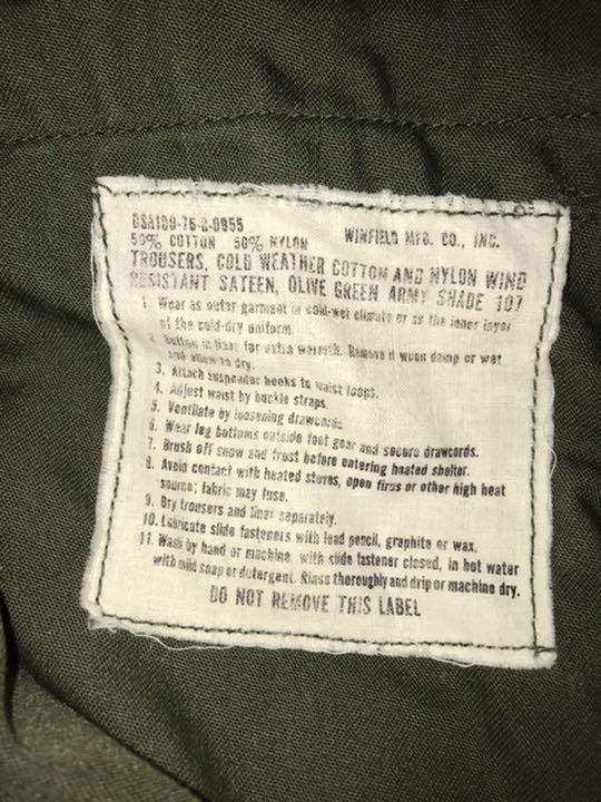 でいただい us パンツ 70s sEZkL-m55535348712 army m-65 〖メンズ