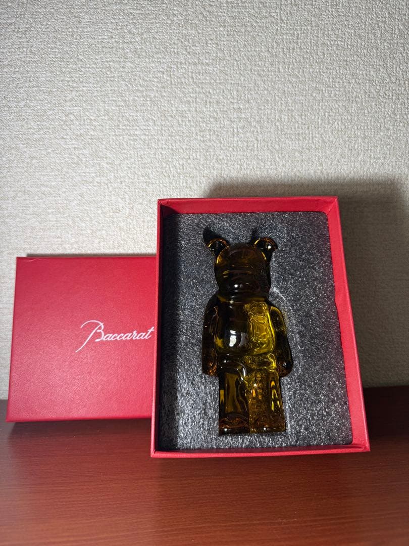 【超美品】バカラ・ベアブリック・【黄色】