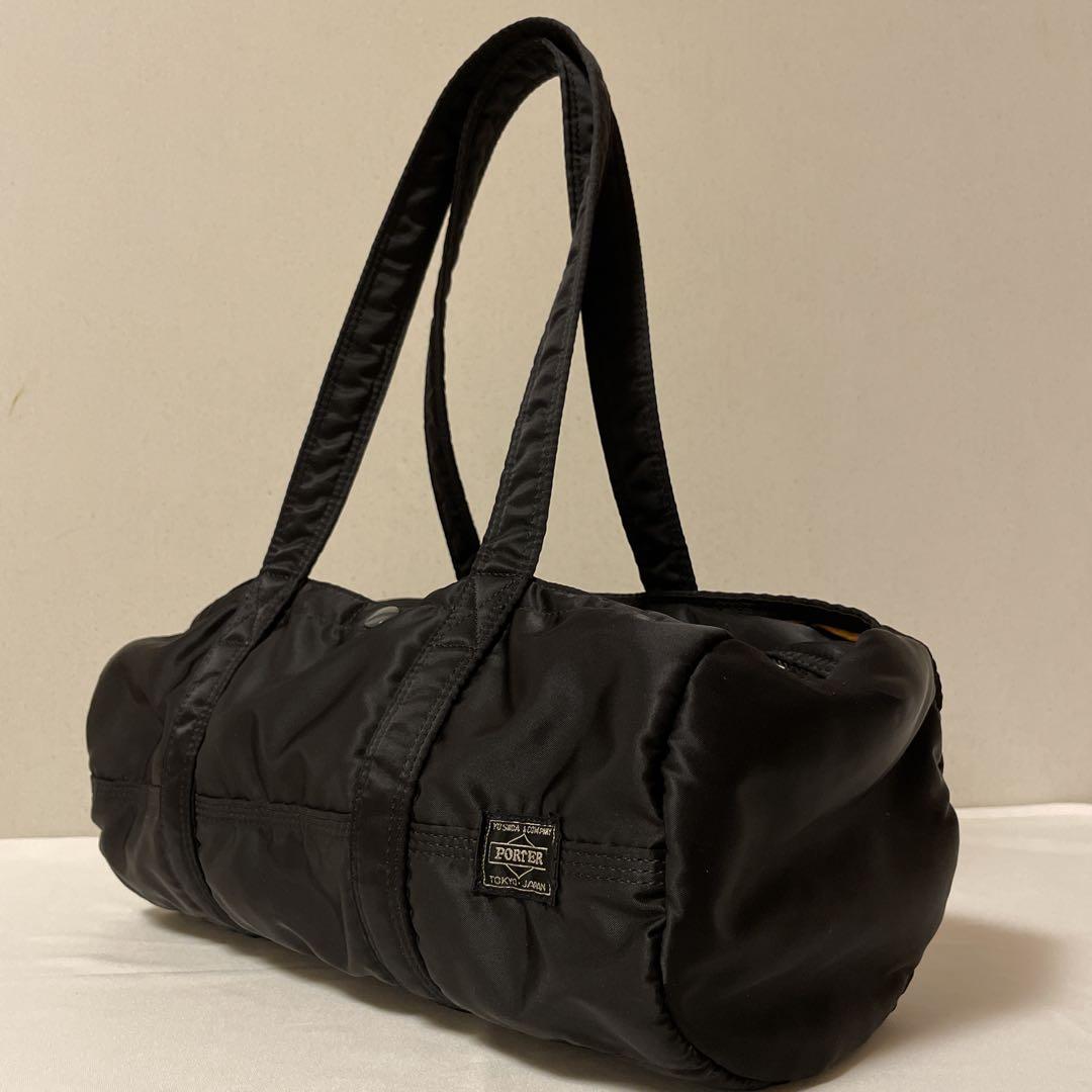 PORTER タンカー ミニドラムバッグ　黒