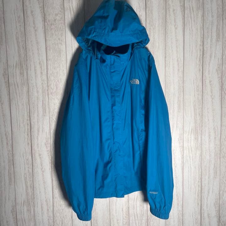 THE NORTH FACEマウンテンパーカー刺繍ロゴ 人気色 スカイブルー | www