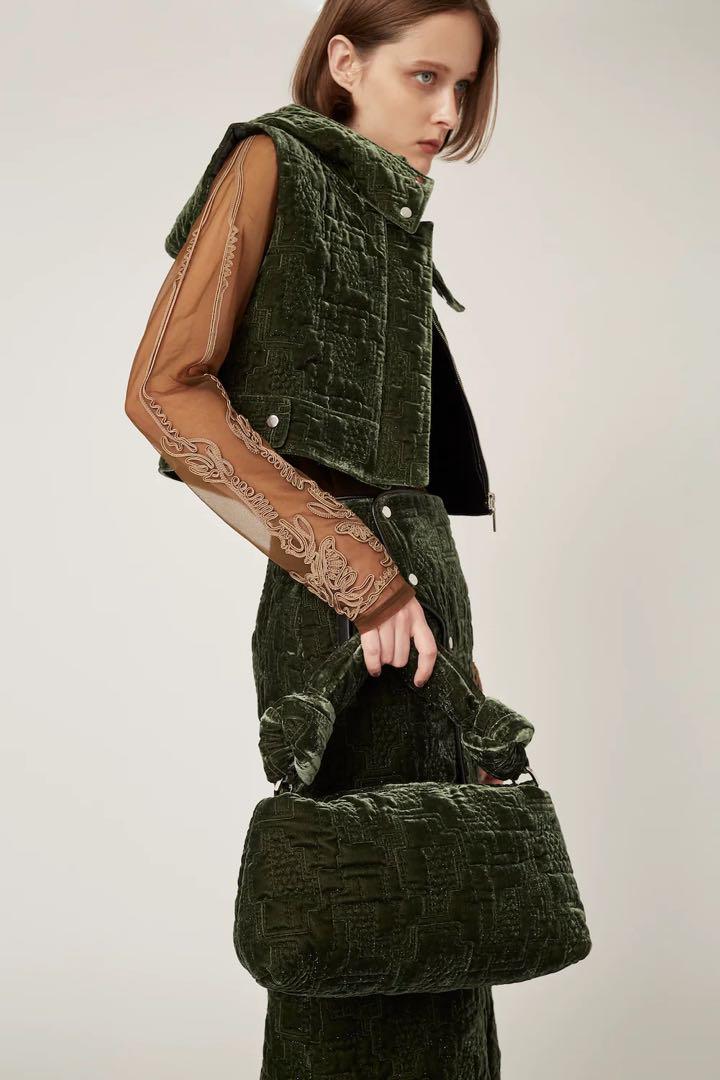 MURRAL Scenery embroidery sheer top