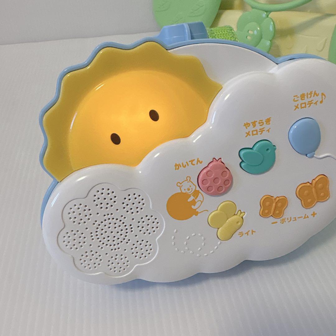 【美品】 えらべる回転6WAYジムにへんしんメリー ぷーさん