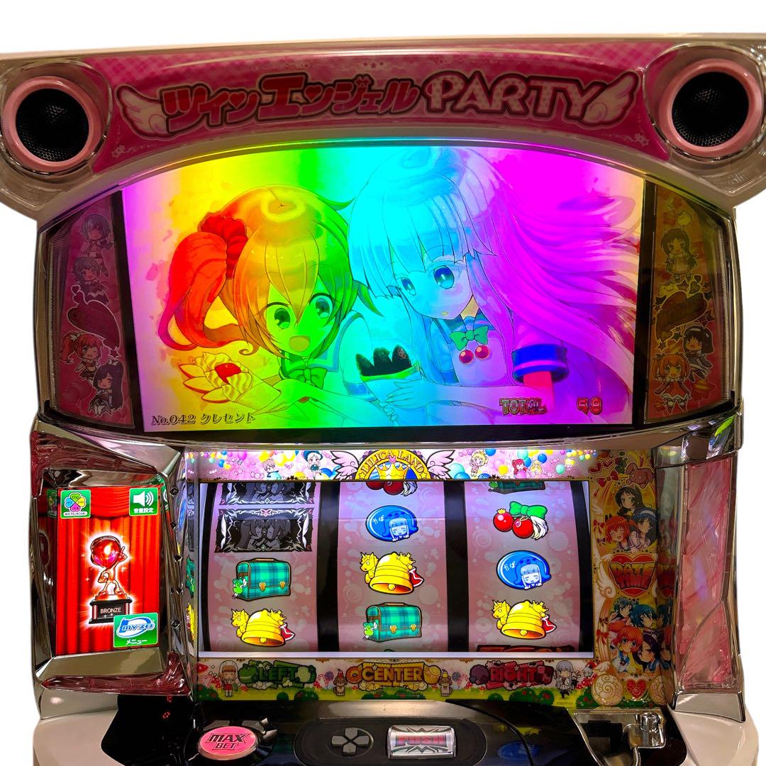 【気質アップ】 6号機 パチスロ コイン 実機 スロット PARTY ツインエンジェル ホビー・楽器・アート