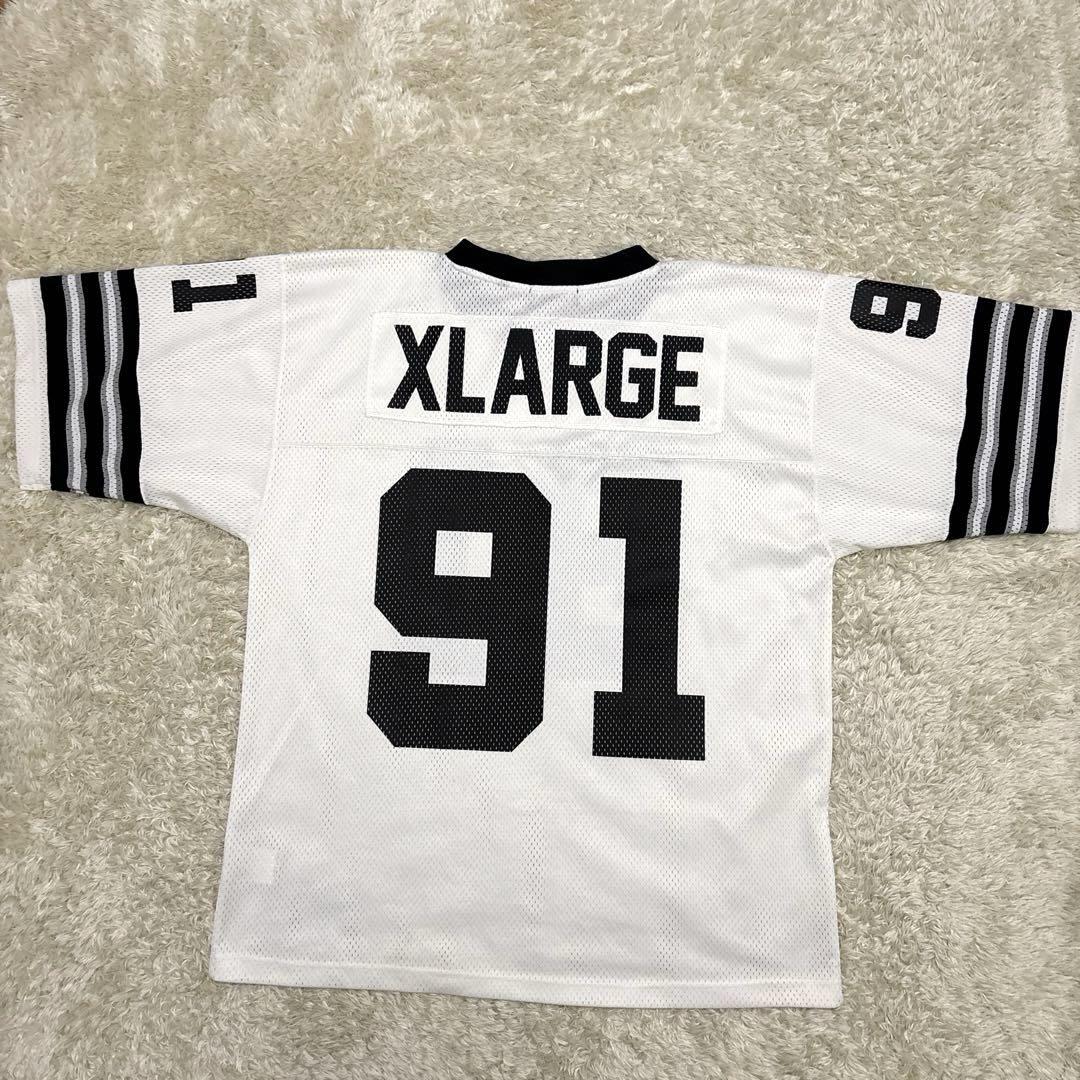XLARGE エクストララージ メッシュゲームシャツ 黒 XLARGE エクストララージ ゲームシャツ メッシュ Lサイズ - メルカリ