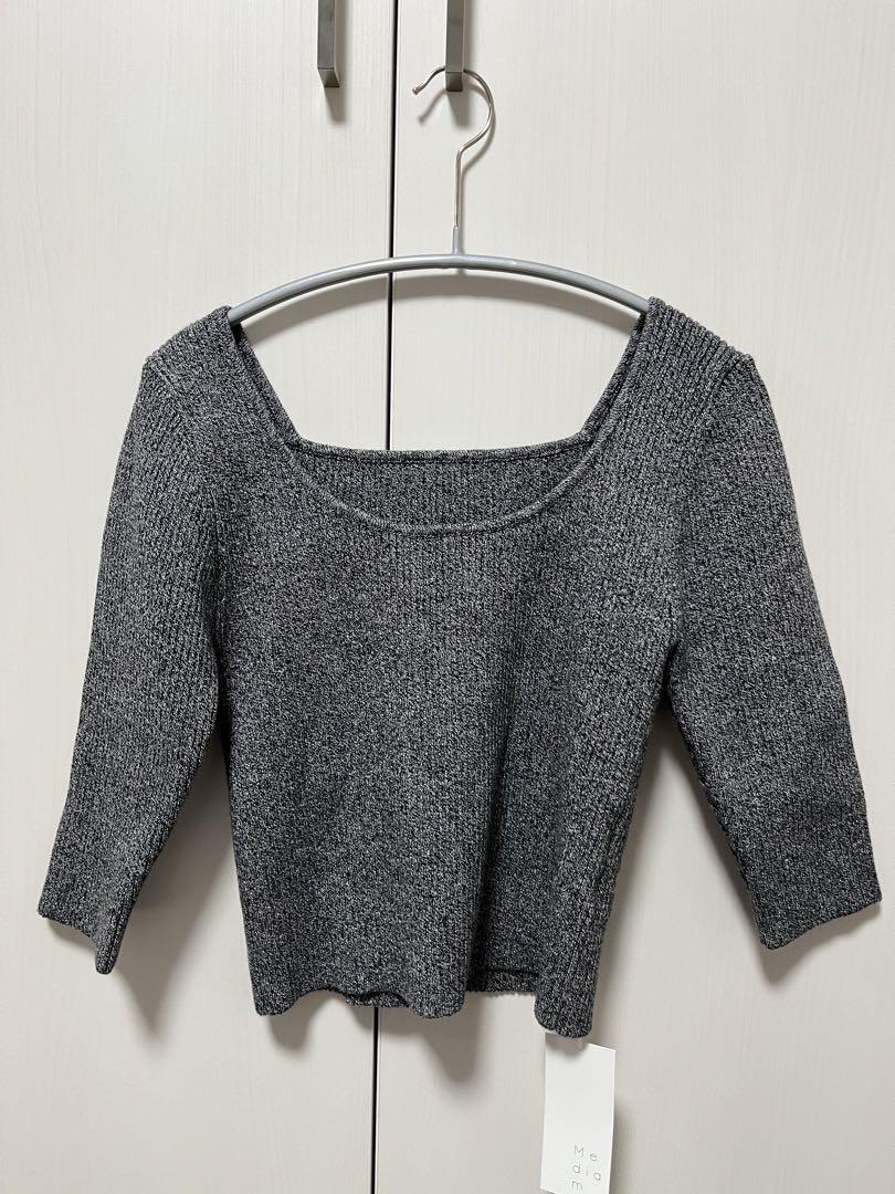 Mediam 2Way Rib Knit Tops 未使用品　完売品