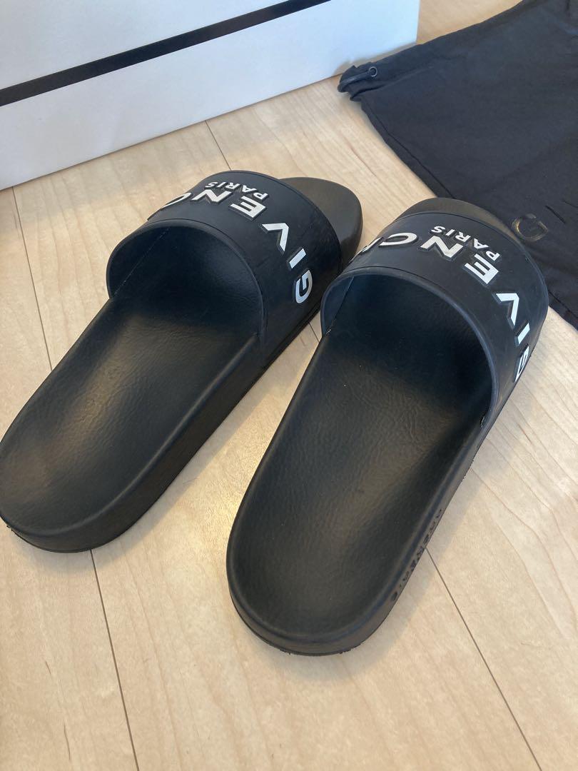 GIVENCHY ブラック スライドサンダル