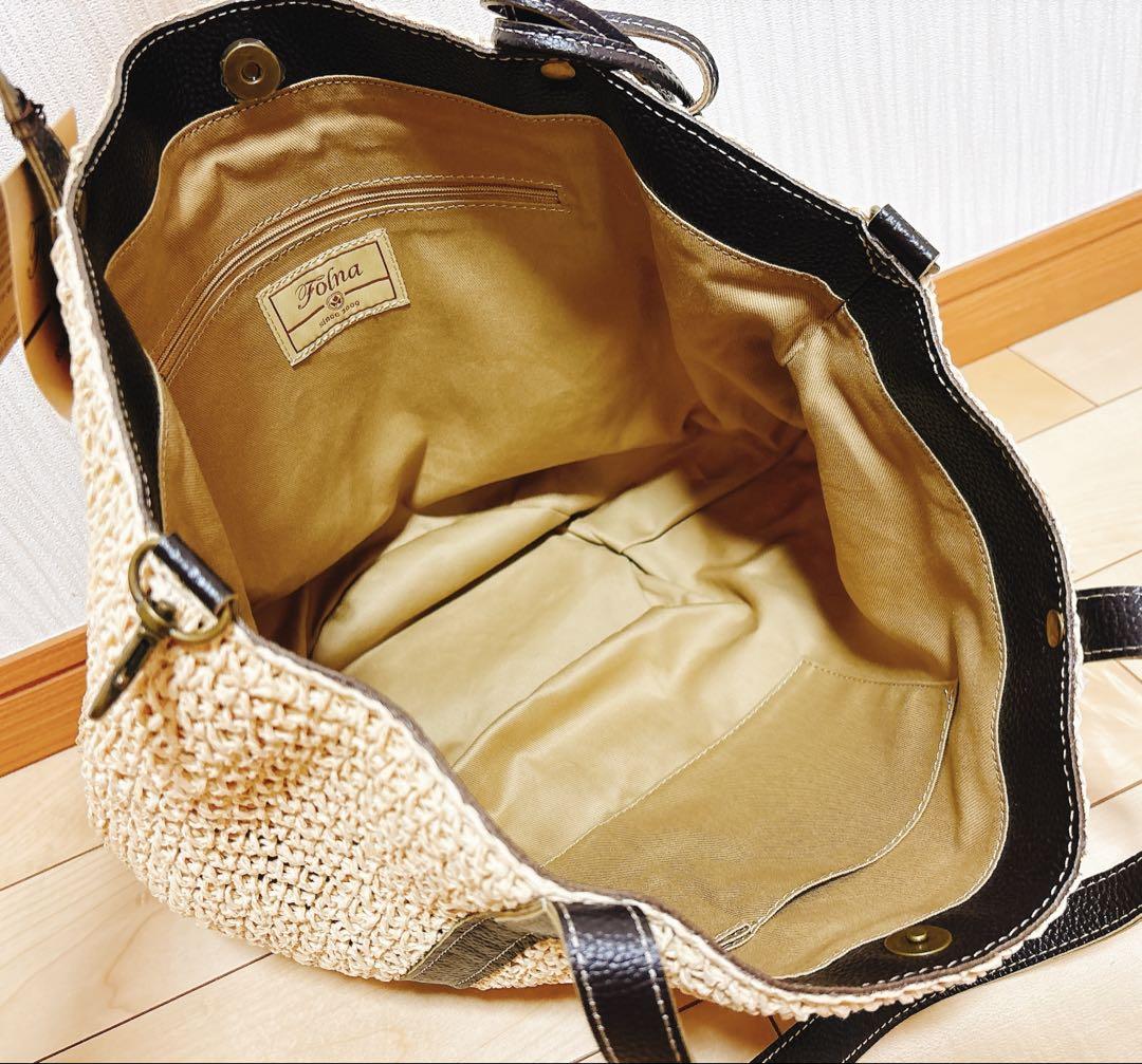 新品タグ付き◎送料込み◎匿名配送◎ FOLNA かごバッグ