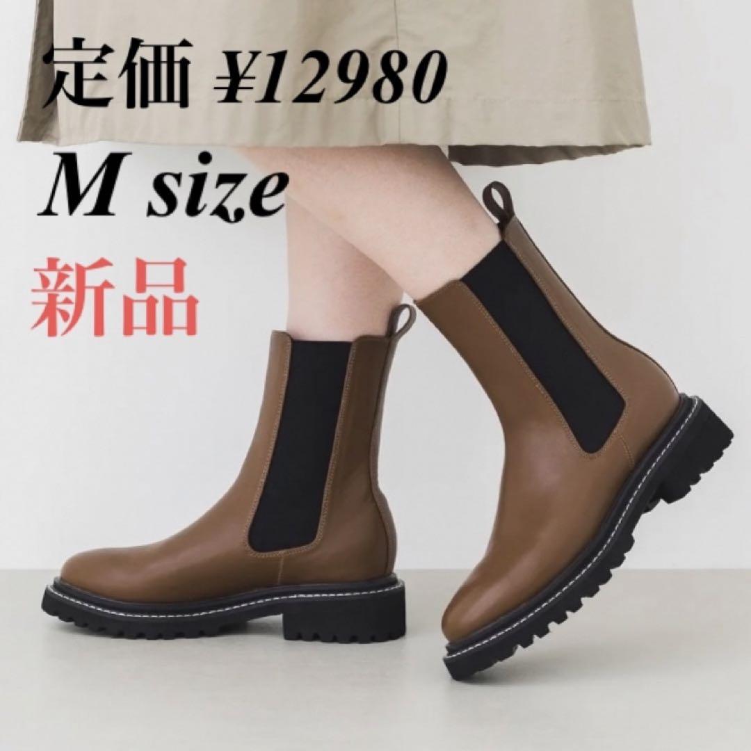 ★新品★ EVOL サイドゴアブーツ ブラウン M(23-23.5㎝)
