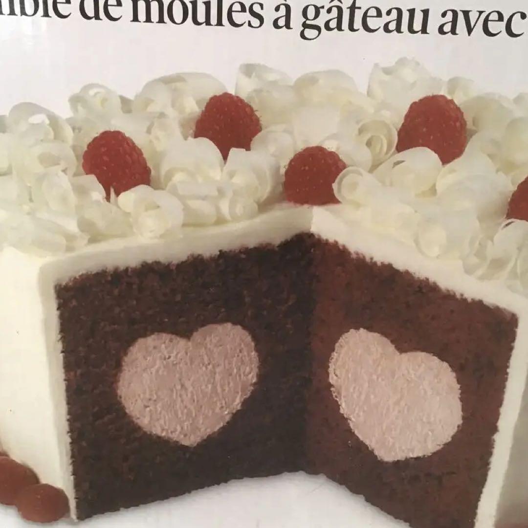 ケーキ型　ハート　ホールケーキ　クリスマスケーキ　バースデーケーキ