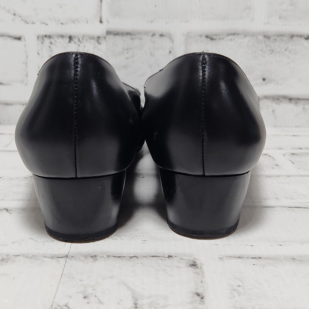 パンプス 黒 フェラガモ ferragamo ヴァラリボン スエード Salvatore Ferragamo フェラガモ パンプス ヴァラリボン 黒