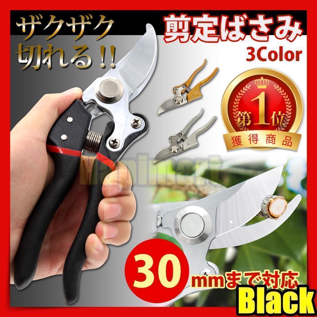 剪定ばさみ はさみ ハサミ 強力 庭 ガーデン 園芸 枝切りばさみ 黒色is2 - メルカリ 剪定ばさみ はさみ ハサミ 強力 庭 ガーデン 園芸 枝切りばさみ 黒色is2 - メルカリ