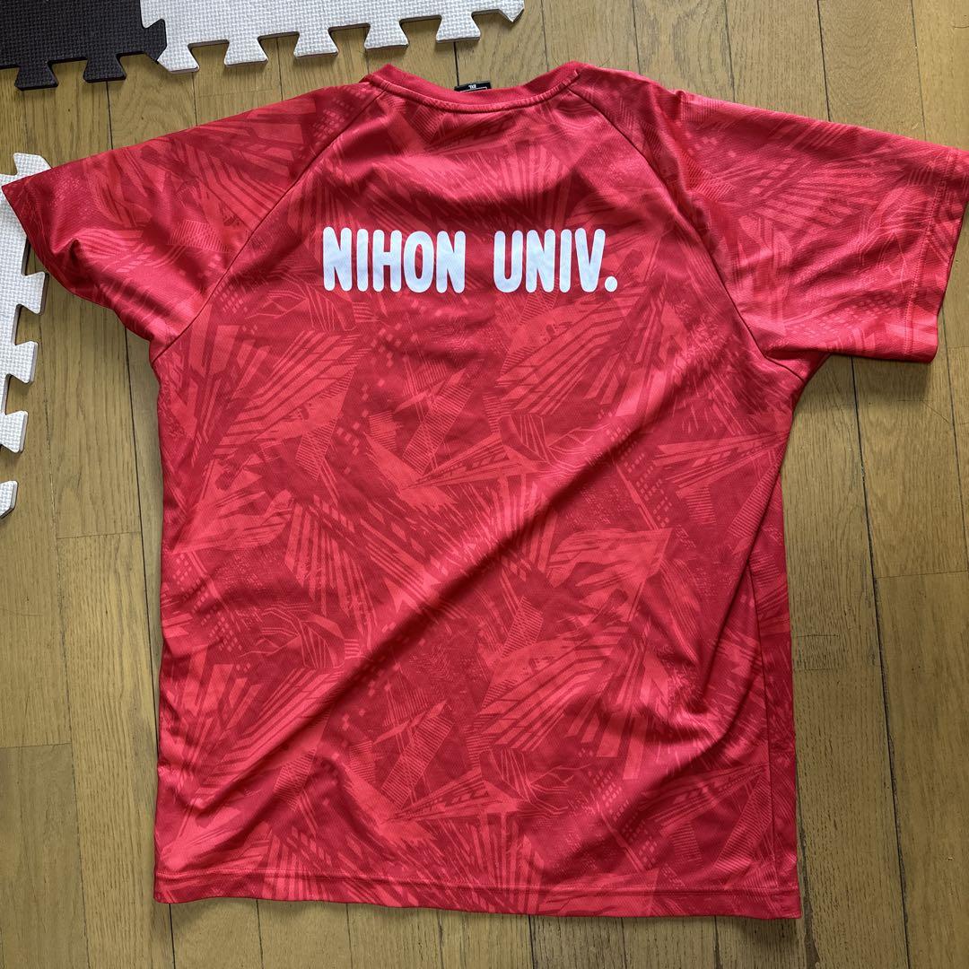 日本大学 バレーボールTシャツ　2XL 赤