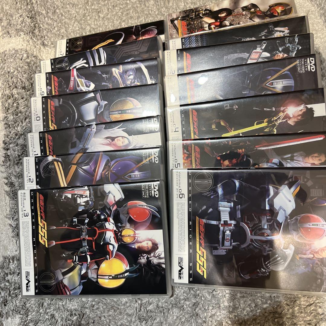 仮面ライダー555 DVD 全13巻セット - メルカリ