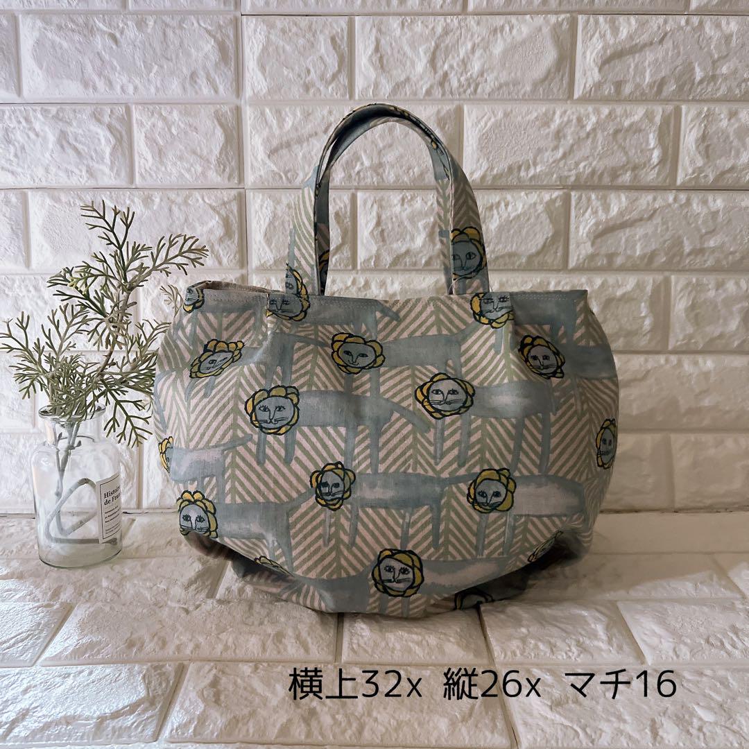 50510A ハンドメイド　ミナペルホネン　バルーントートバッグ ミナペルホネン hana hane 2weyトートバッグ♪ネイビー トート