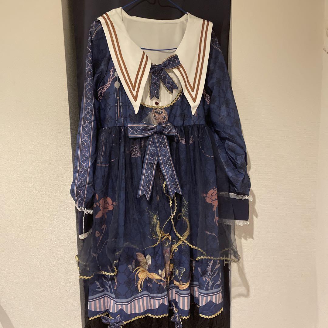ゴスロリ系 ワンピース コスチューム ドクロ激安