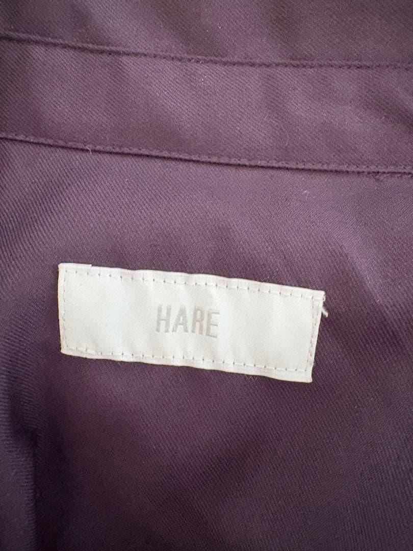 HARE ハレ カーゴライクジップワンピース パープル 長袖ワンピース HARE ハレ カーゴライクジップワンピース パープル 長袖ワンピース