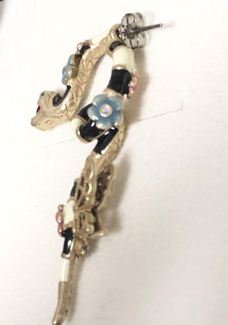 ANNA SUI ピアス お猿さん モンキー お顔 アナスイ 未使用 レア
