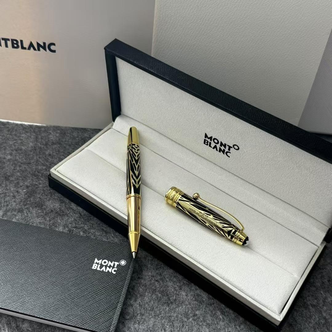 非常に高い品質 Montblanc ストライプボールペン メルカリ - 筆記具