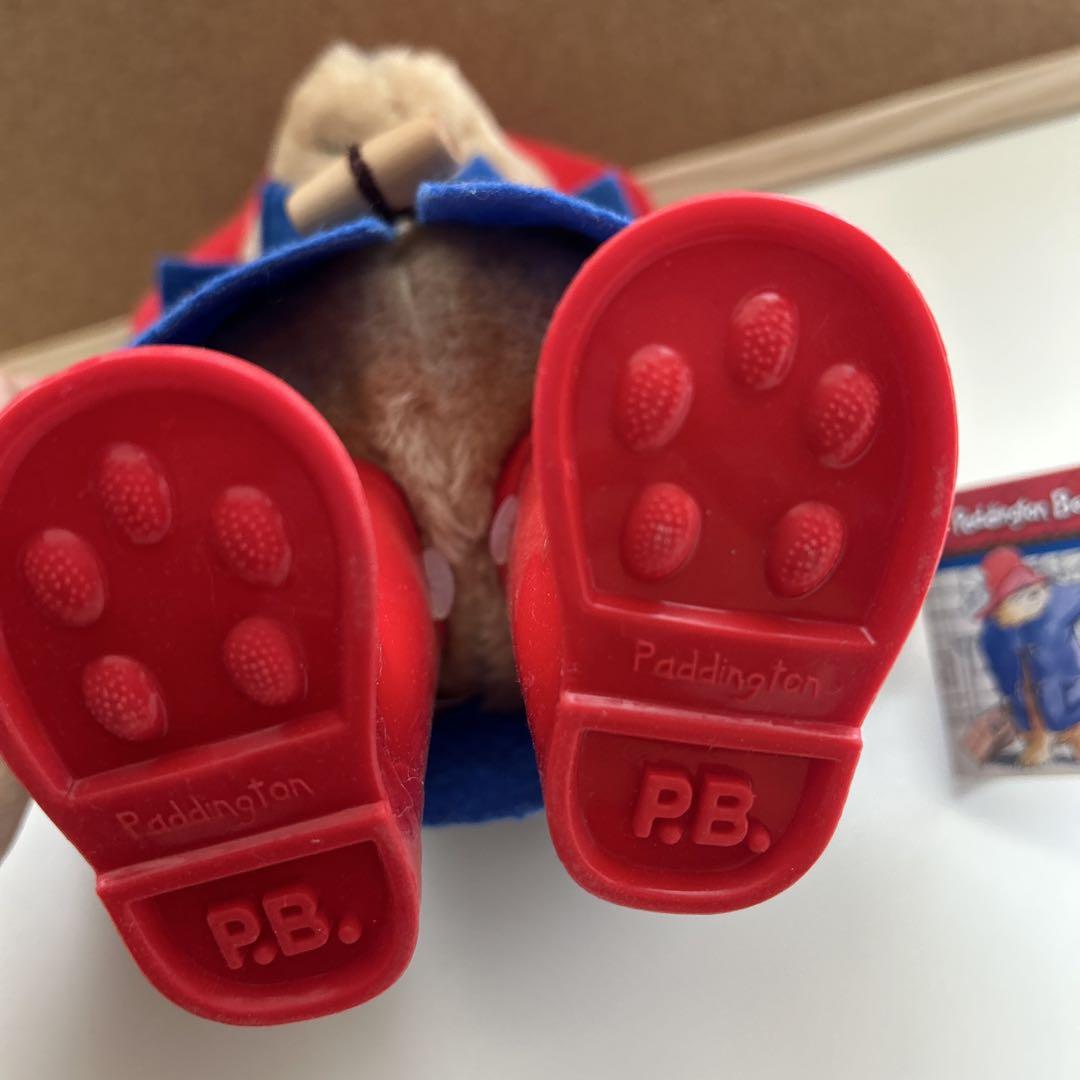 パディントンベア ぬいぐるみ　赤い長靴　イギリス限定　テディベア パディントンベア ぬいぐるみ 赤い長靴 イギリス限定 テディベア