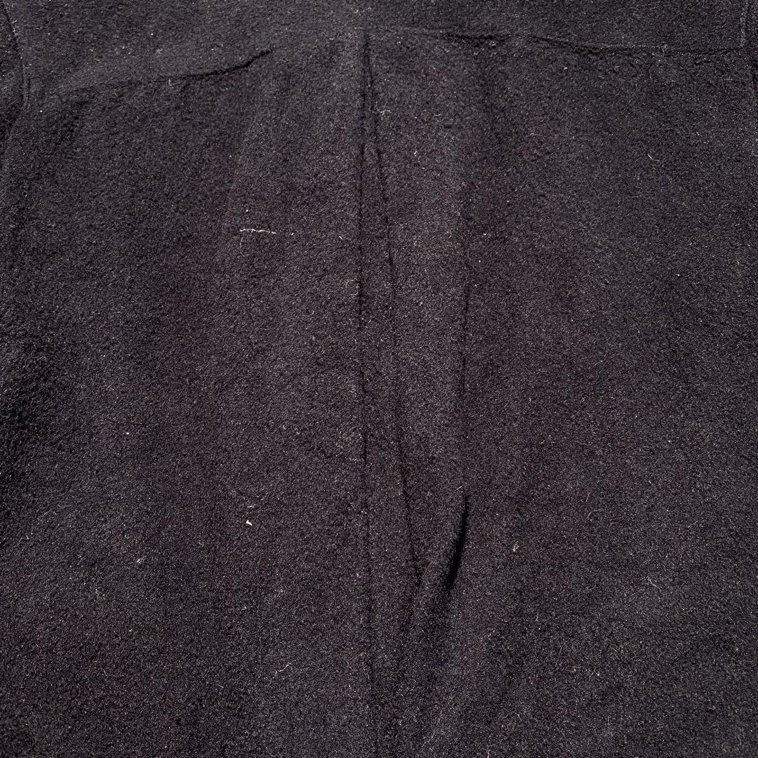 70s EURO ブラックウールジャケット XSサイズ ユーロ古着