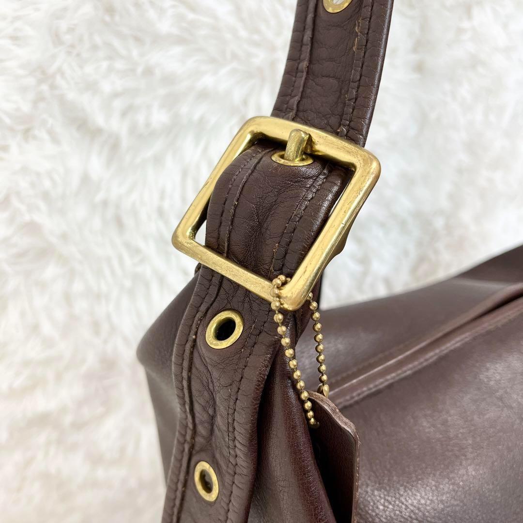 希少 OLD COACH オールドコーチ ショルダーバッグ バイカラー