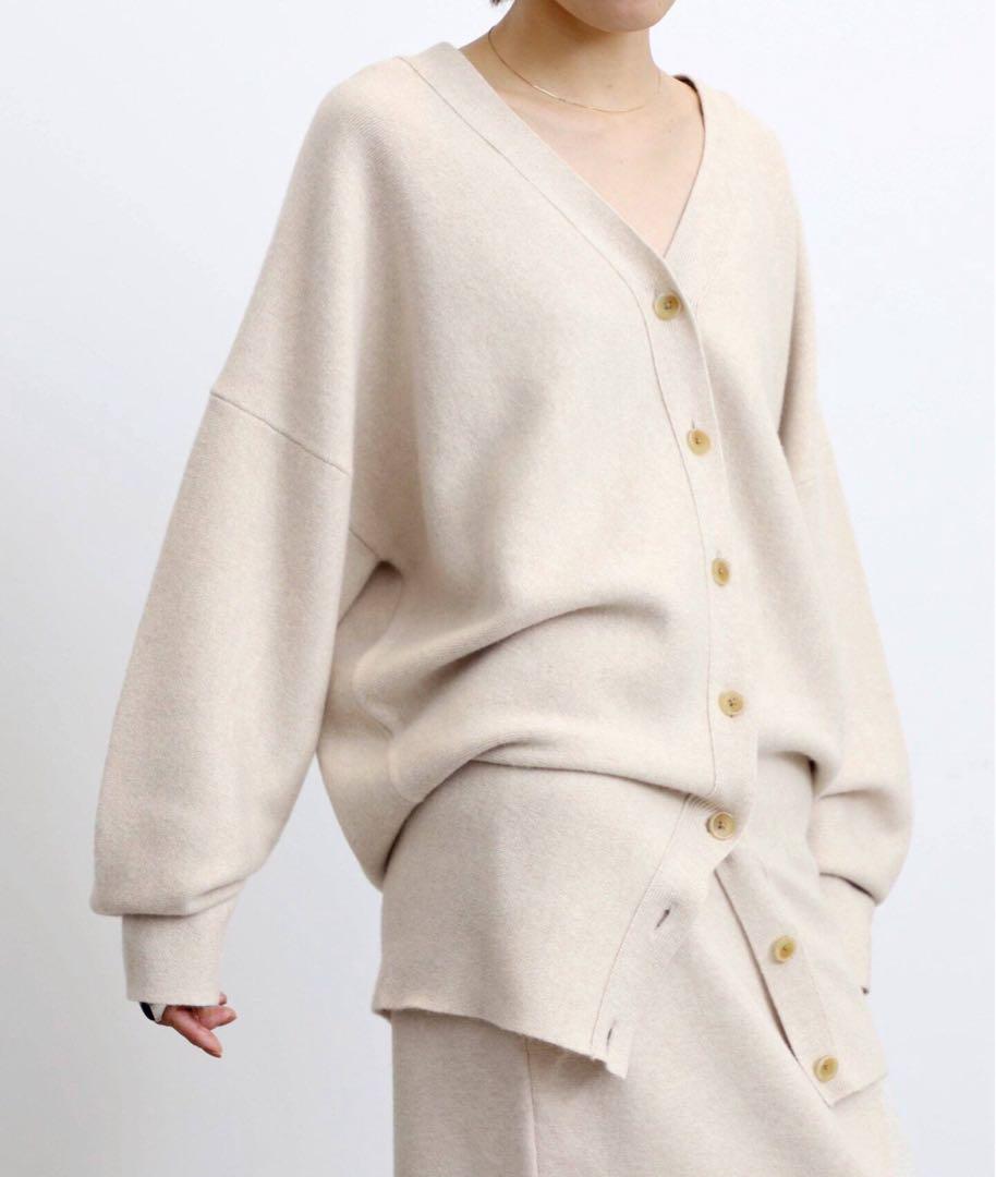 アパルトモン　Volume Knit Cardigan カーディガン