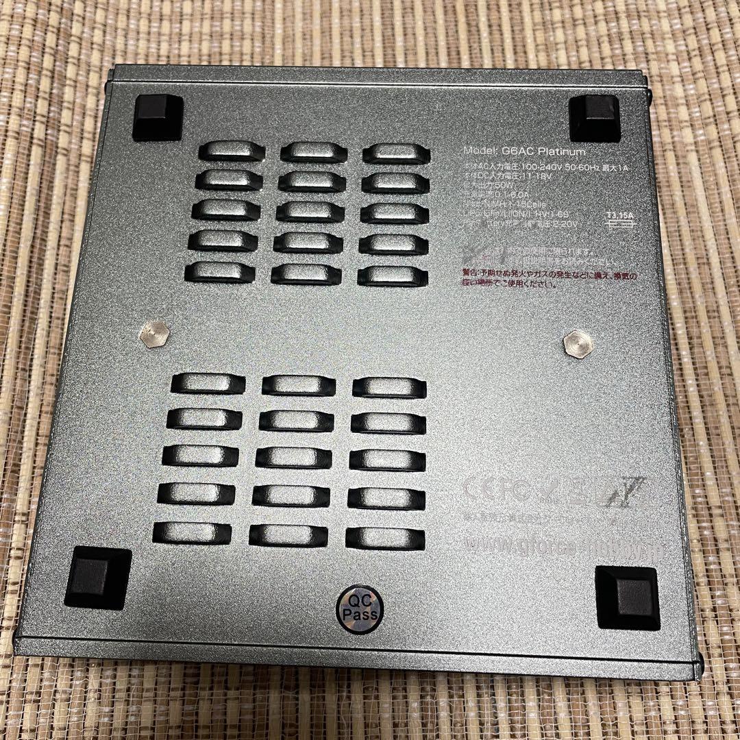 Gフォース G6AC PLATINUM 充電器 5200mAhセット