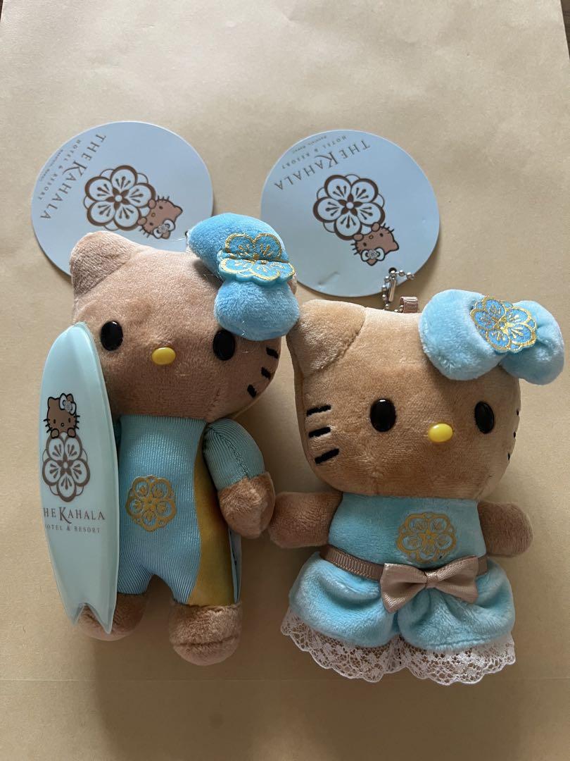 【新品♡未使用】カハラホテル♡60周年限定コラボキティ♡2体セット♡カハラキティ ハワイ限定 カハラホテル創業60周年記念 キティ キーホルダー 2
