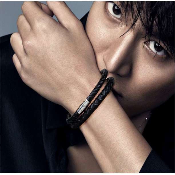 レザー ブレスレット ブラック メンズ レディース レザー ブレスレット ブラック メンズ レディース