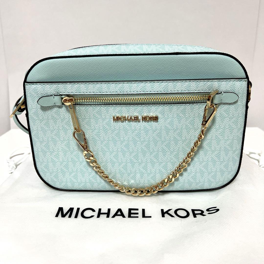 MICHAEL KORS クロスボディ ショルダーバッグ フェアアクア 美品