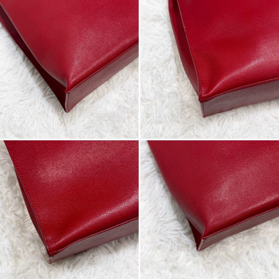 FURLA フルラトートバッグハンドバッグ赤系