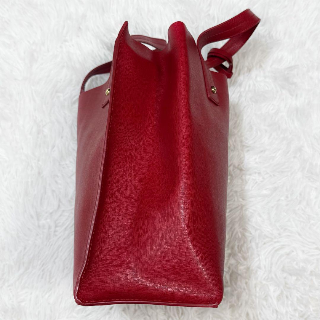 フルラトートバッグハンドバッグ赤系