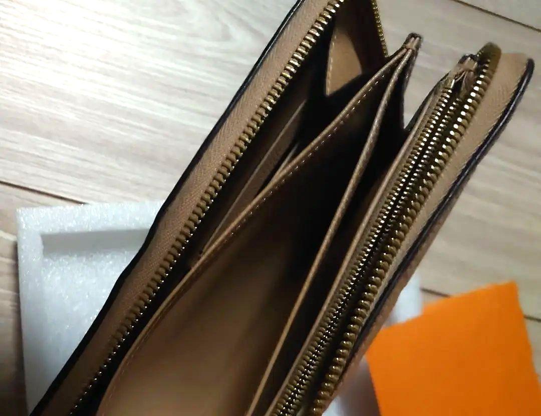 LOUIS VUITTON ベージュ 長財布　百貨店での購入　正規品
