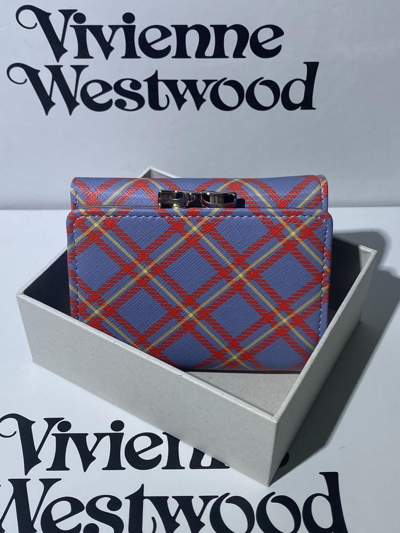 Vivienne Westwood チェック柄三つ折り財布