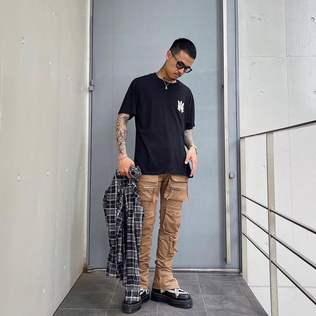 かわいい新作 MLVINCE TYPE-2 SLIM CARGO PANTS BEIGE 34 ワークパンツ