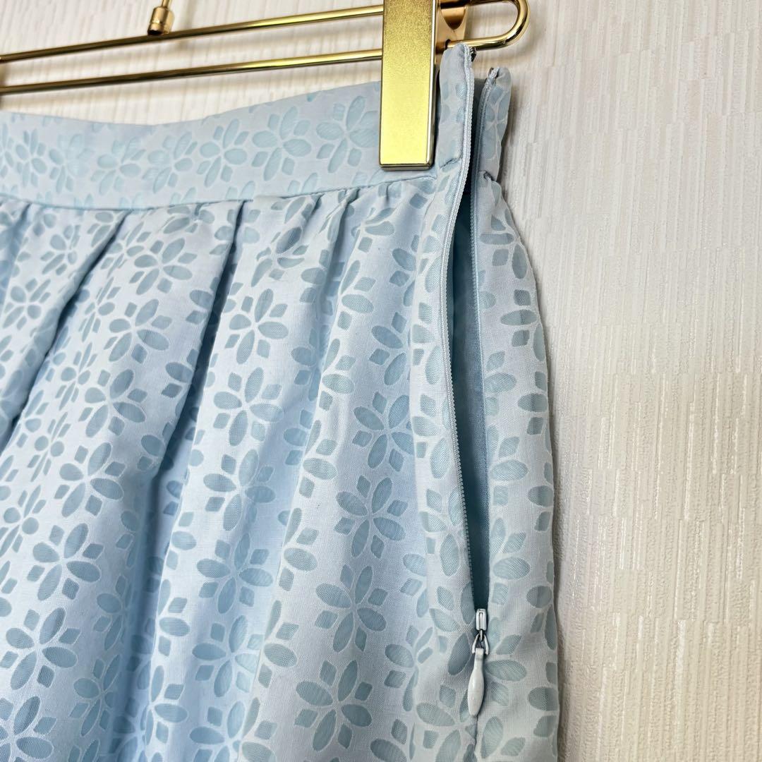 JILL STUART ジルスチュアート 花柄 シアー ショートパンツ タック