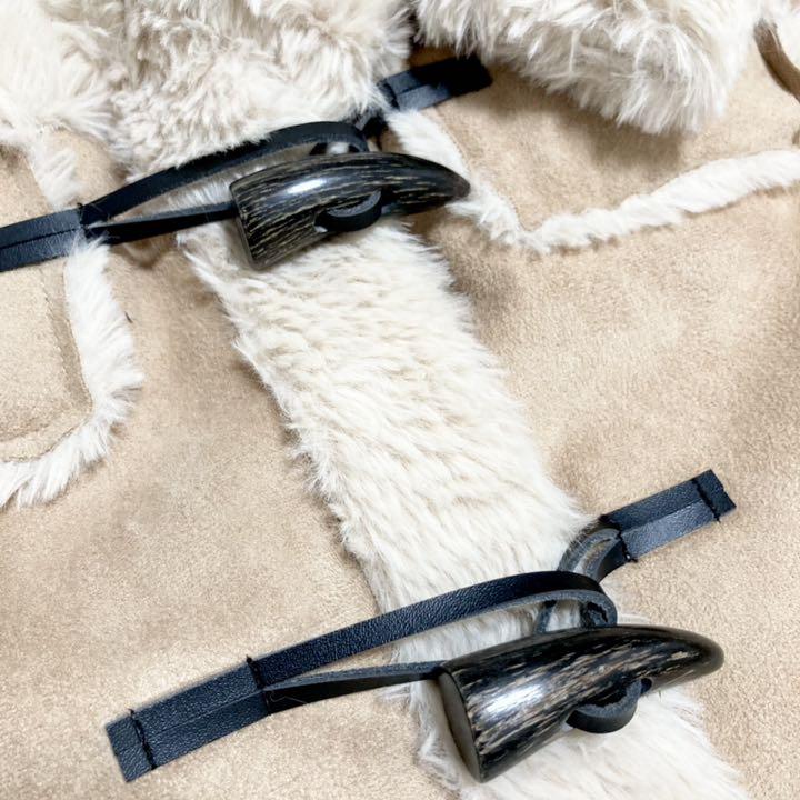 人気♡ ダッフル ロングコート もふもふファー RhLNS-m55574919433 ef-de エフデ ムートン 100%新品