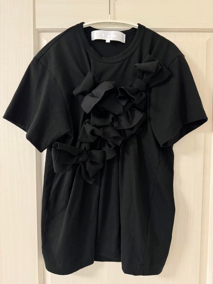 tao COMME des GARCONS 】 リボンモチーフカットソー トップス